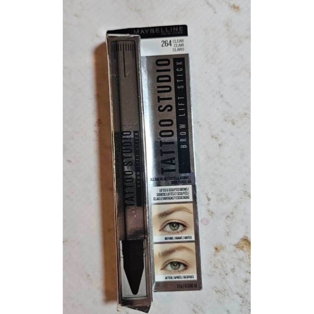 Maybelline Tattoo Studio Brow Lift Stick – Clear 264 – NEW Sealed